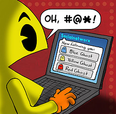 Se Pac Man tivesse seu twitter...