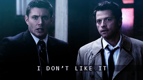 dean and castiel dont liked