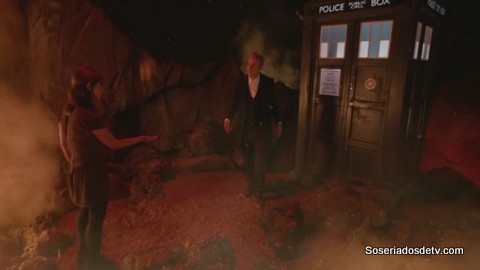 Doctor Who: Dark Water 8x11 s08e11 clara doctor vulcão vulcano