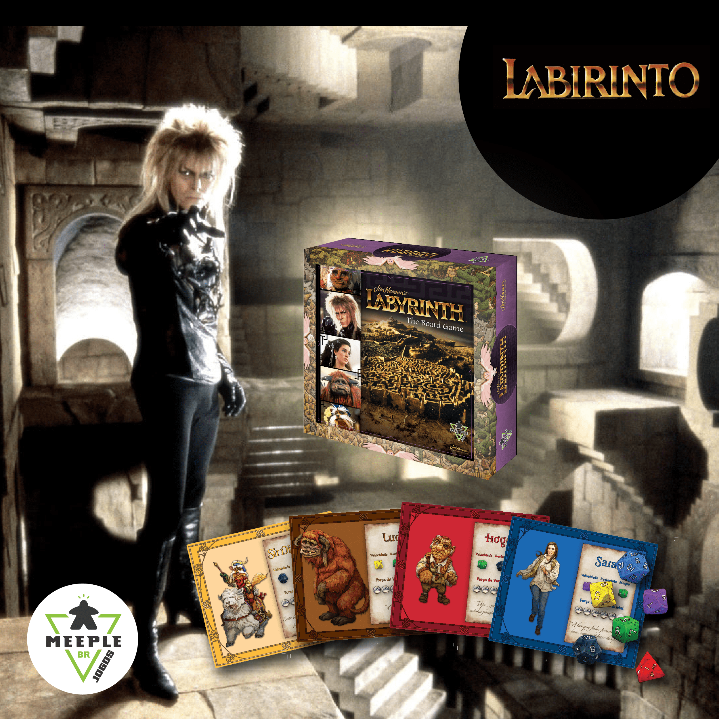 Jogo de tabuleiro+DVD Labirinto - A Mágia do Tempo