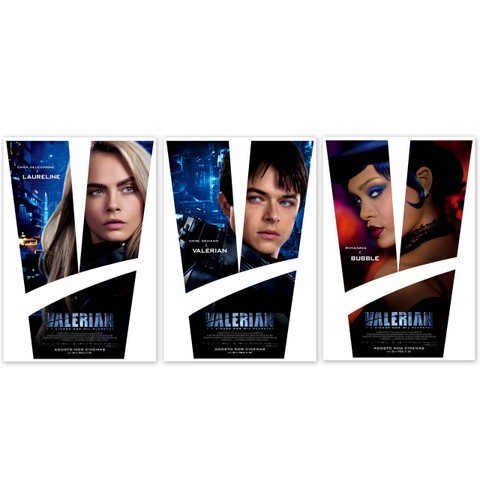 Valerian e a Cidade dos Mil Planetas tem novos posters divulgados